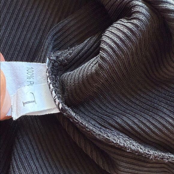 Shein Women's Black and Grey Top - Picture 2 of 3